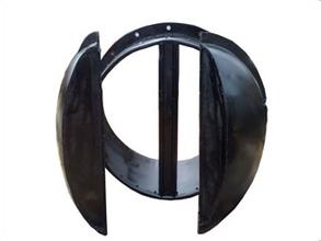 圆形节能侧开式拍门